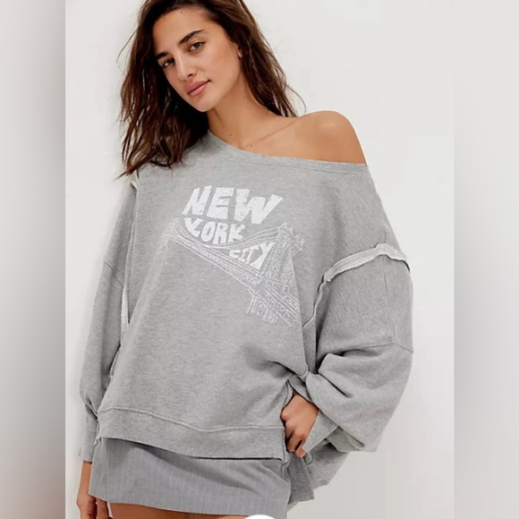 Free People Tops - NWT Free People New York City Graphic Camden